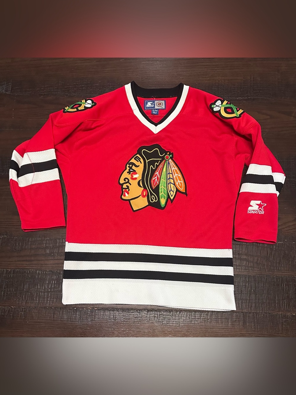 Starter NHL Vintage 90s Chicago Blackhawks Jersey Size Men’s Small Vtg Retro